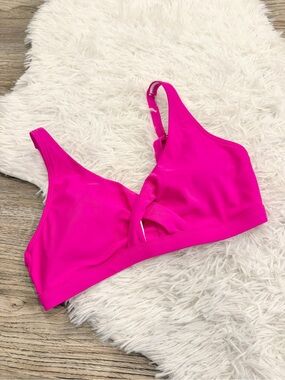 Beach Party Bikini Top Magenta Hot Neon Pink Barbie Small